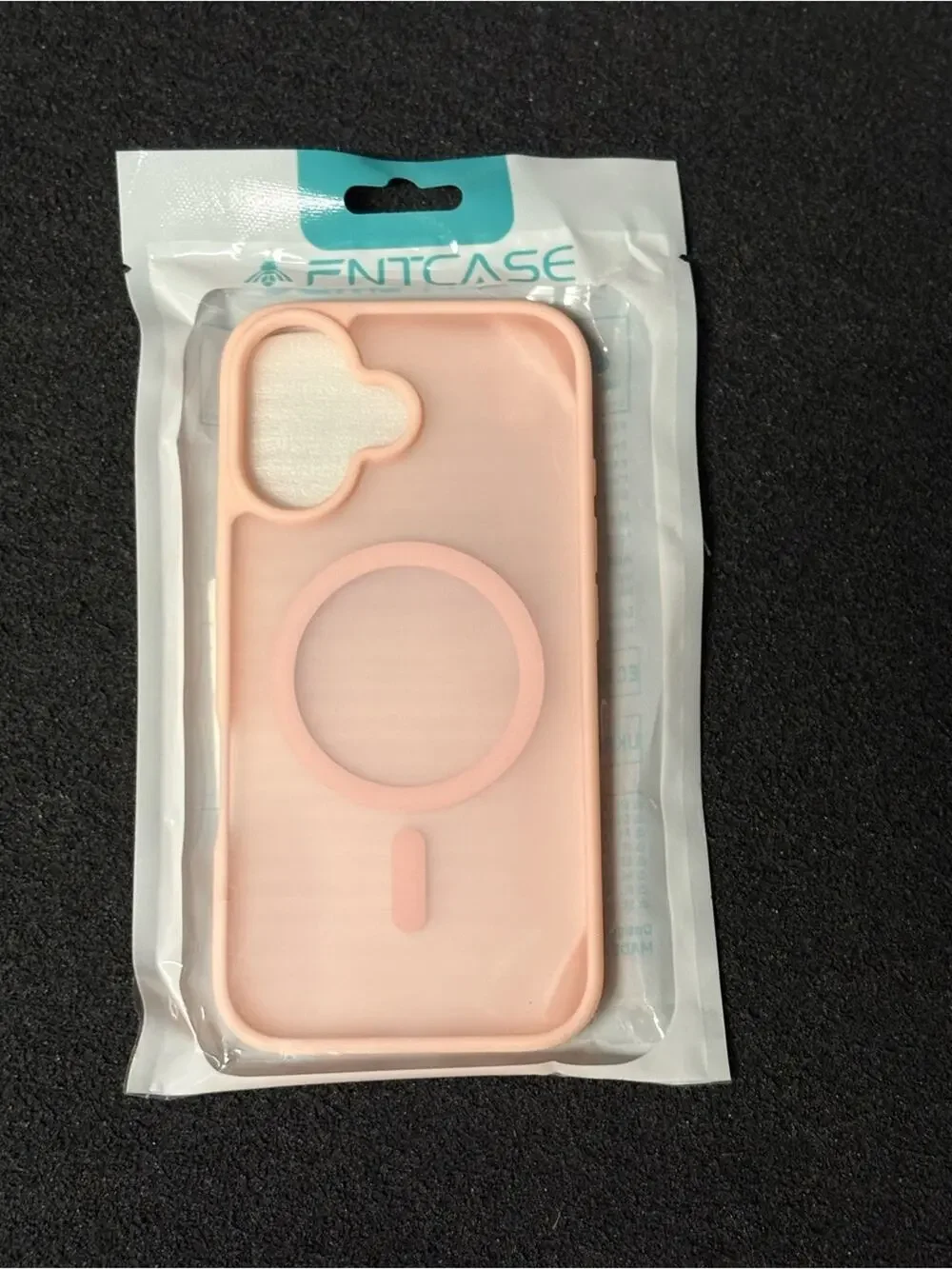 iPhone 16 Pink MagSafe Protective Case Matte Shockproof Cover NWT